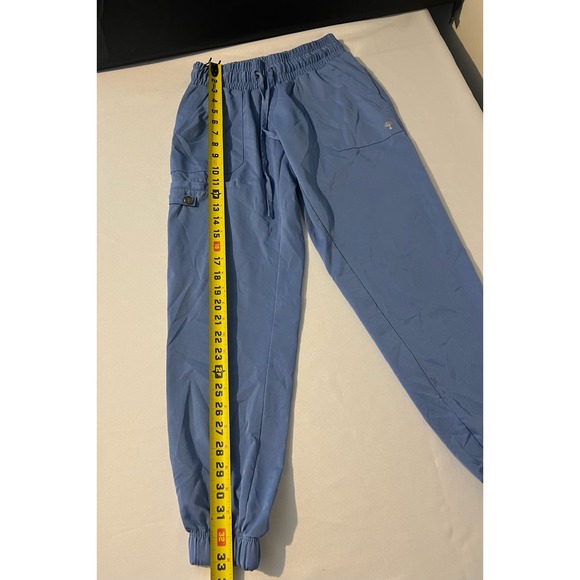 HH Works By Healing‎ Hands Scrub Pants Blue Size XSmall Petite - Picture 9 of 11